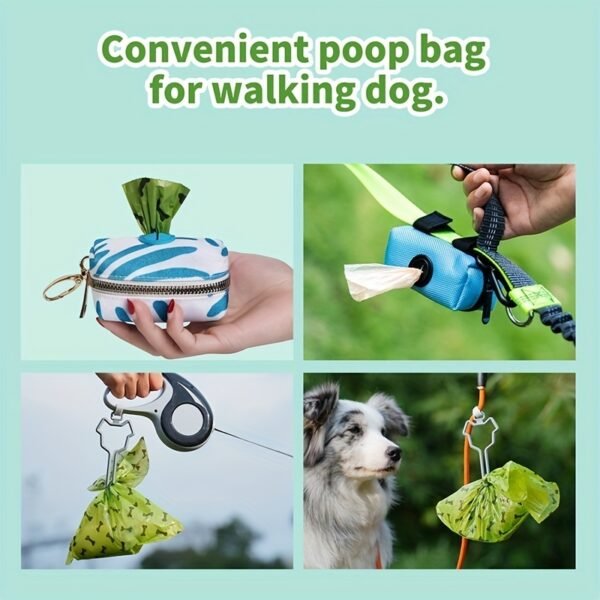 Eco-Friendly Biodegradable Dog Waste Bags – Leak-Proof & Thickened Poop Bags with Dispenser - Image 2