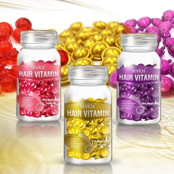 Hair Care Capsules – Nourishing, Repairing & Shine-Boosting Formula