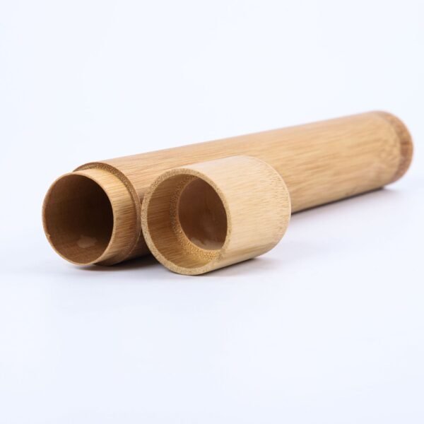 Bamboo Toothbrush with Soft Bristles & Charcoal Set | Eco-Friendly Wooden Handle & Bamboo Tube | Sustainable Oral Care - Image 6