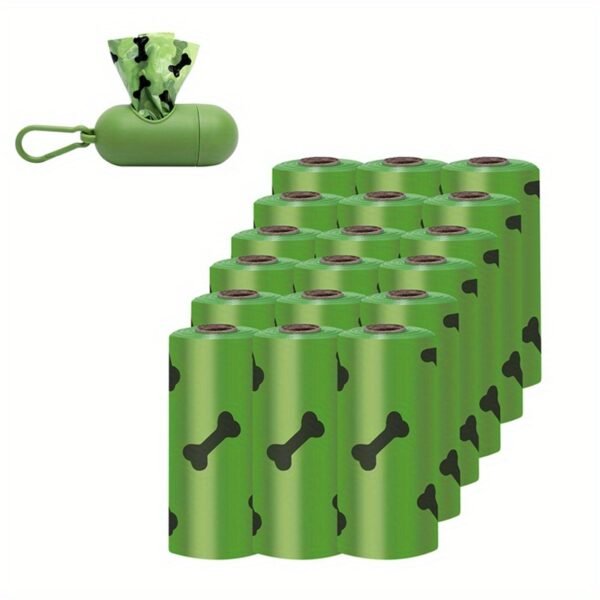 Eco-Friendly Biodegradable Dog Waste Bags – Leak-Proof & Thickened Poop Bags with Dispenser - Image 3
