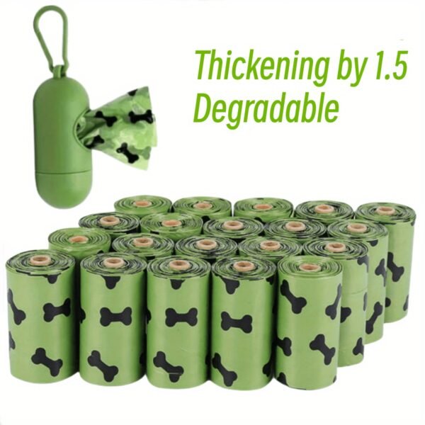 Eco-Friendly Biodegradable Dog Waste Bags – Leak-Proof & Thickened Poop Bags with Dispenser - Image 8