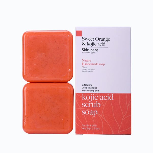 Frosted Handmade Cleansing Bath Turmeric Soap - Image 6