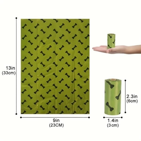 Eco-Friendly Biodegradable Dog Waste Bags – Leak-Proof & Thickened Poop Bags with Dispenser - Image 6