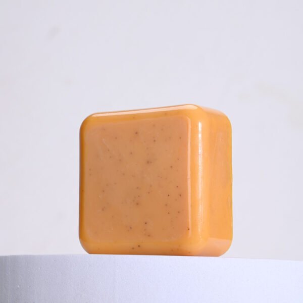 Frosted Handmade Cleansing Bath Turmeric Soap - Image 4