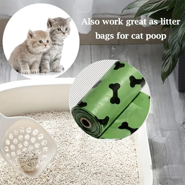 Eco-Friendly Biodegradable Dog Waste Bags – Leak-Proof & Thickened Poop Bags with Dispenser - Image 10